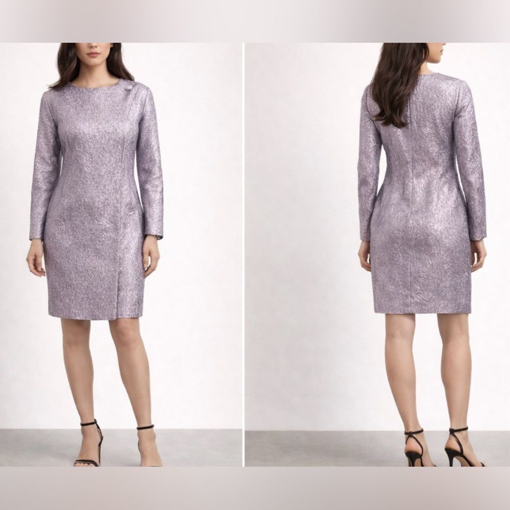 Balenciaga lavender color metallic coat/ jacket, size 38(S)